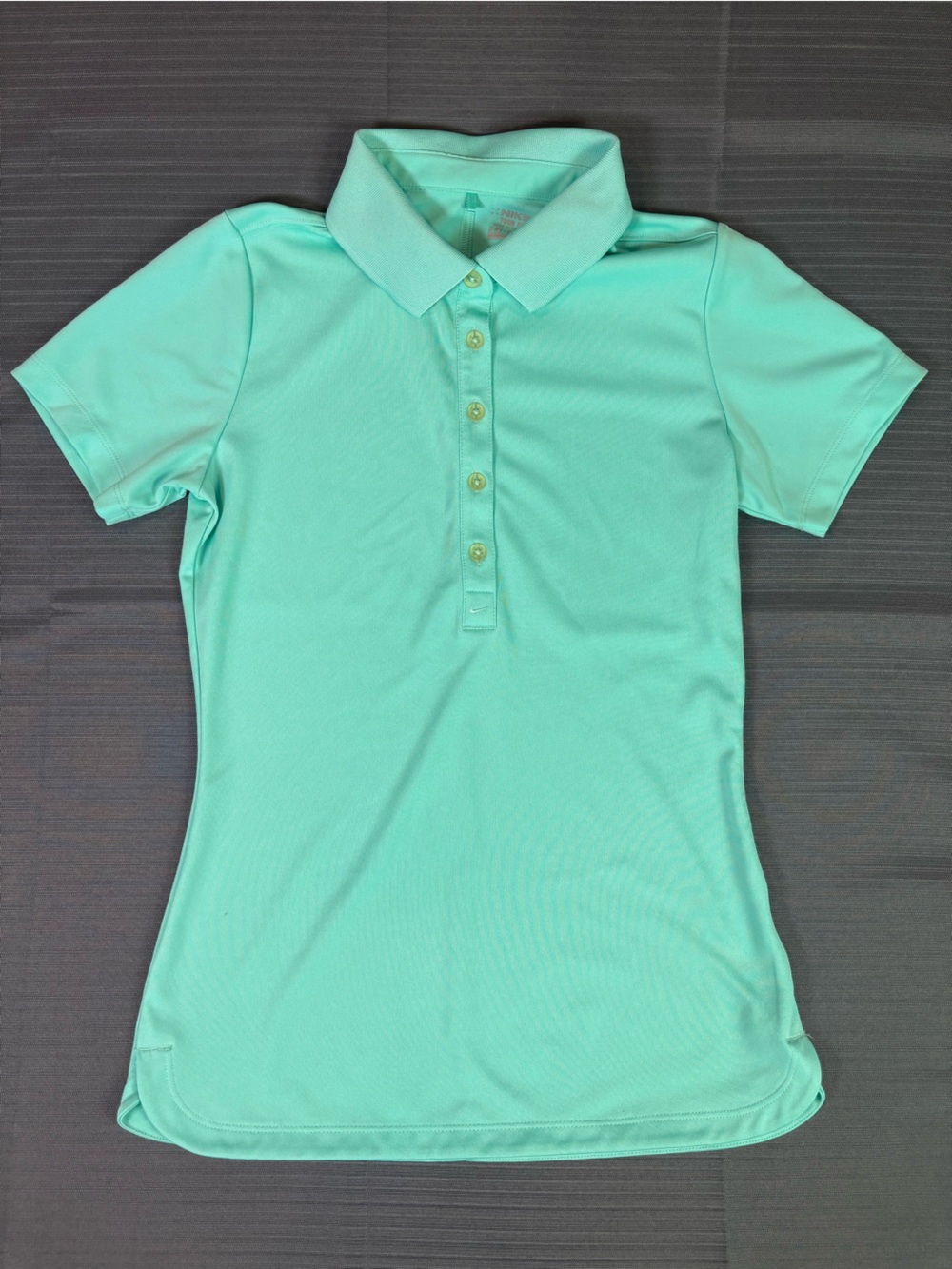 Nike Golf Tour Performance Dri-FIT Polo Shirt Women’s XS Aqua Mint Short Sleeve